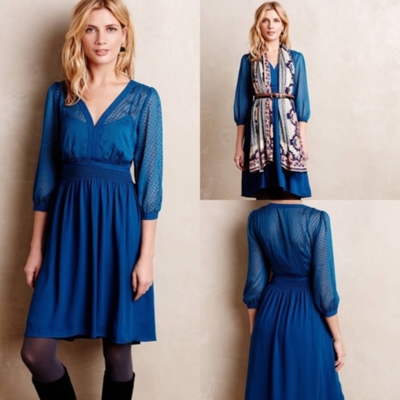 Anthropologie Dresses & Skirts - NWT HD in Paris {Anthropologie} blue Celeste dress